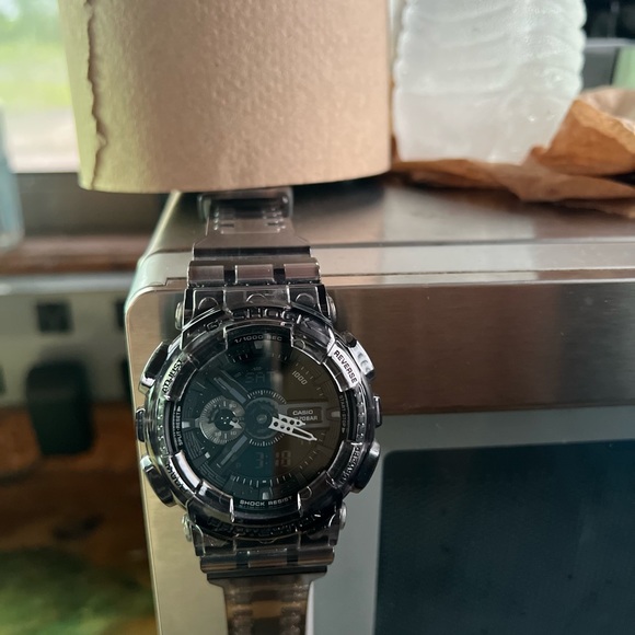 G-Shock By Casio Men's GA110SKE-8A Analog-Digital Watch (clear black) - Picture 3 of 4